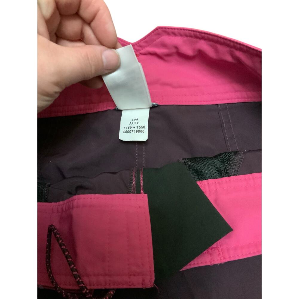 The North Face Womens Board Shorts Size 10 Black Pink Floral Swim Surf Swim - Picture 4 of 8